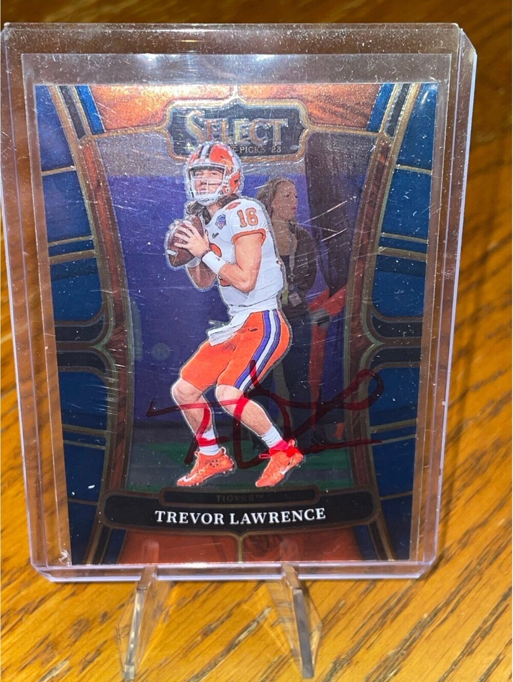 Trevor Lawrence On Card Auto (Authentic)